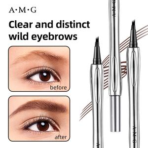 Crayon à sourcils 3D à quatre pointes, imperméable, anti-bavures, longue tenue, séchage rapide, fini naturel, marque privée pour usage quotidien - Product Image 2