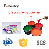 Encre Offset Bonedry pour Impression en Presse 130X, Encre Noire à Base d'Huile 1000ML 2500ml en Bidon