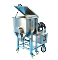 Mélangeur spiral en acier inoxydable SUS304 de qualité industrielle pour poudres et granulés