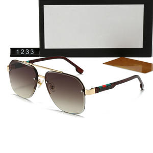 Gafas de Sol Polarizadas de Lujo con Logotipo Personalizado, Lentes de Metal Dorado con Protección UV400 y Fotocromáticas, Gafas de Sol Polarizadas de Marca Clásica - Product Image 1