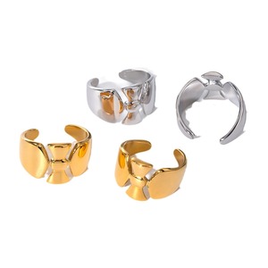 Bowknot <b>Clip</b> On Earrings 18k Gold Stainless Steel Polished Party Fashion Jewelry - Product Image 5