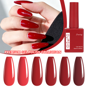 Colección Navideña Roja BIN, Juego de 6 Esmaltes de Gel de 15 ml Personalizados, Mismo Color, Mismo Envase, Kit de Esmalte de Gel UV para <span class=keywords><strong>Manicura</strong></span> - Product Image 6