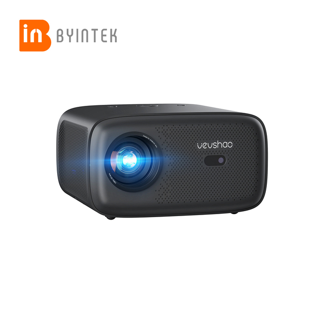 BYINTEK Economical 40-200 Inch Picture Size 1920*1080P Portable Home Projector A18 Best Mini Projector with LCD 600 Lumens