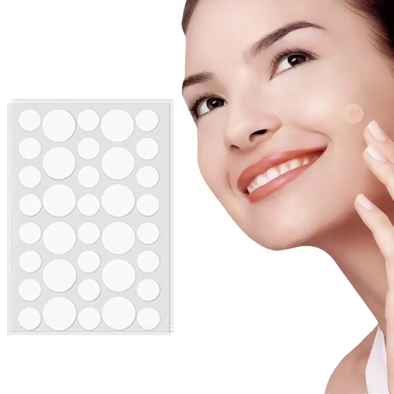 24/36pcs Tea Tree Waterproof Invisible Skin Care Hydrocolloid Acne Spot Pimple Healing Master Patch Set For Face