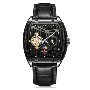 Montres pour hommes, fournisseurs de montres automatiques mécaniques, montres-bracelets pour hommes <span class=keywords><strong>Boss</strong></span>, <span class=keywords><strong>cuir</strong></span>, tourbillon, rectangle, automatiques, luxe pour hommes - Product Image 4
