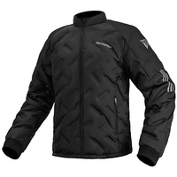 Veste d'hiver imperméable et résistante à la pluie MOTOWOLF avec protections pour les motocyclistes