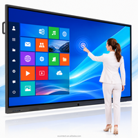 Écran tactile LCD HD de 55, 65, 75, 86, 98, 110 pouces, tableau blanc interactif intelligent pour l'enseignement, panneau plat interactif