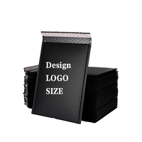 Sobre Acolchado con Logotipo Personalizado, Ecológico, Bolsa de Correo de Burbujas de Poliéster, Impresión Suave, Bolsas de Embalaje de Seguridad para Envío, Venta al Por Mayor