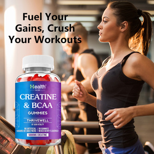 Private Label <b>Creatine</b> Gummies 5000mg Mixed Berry Flavor Muscle Growth Strength Recovery Workout Pre Post Vegan Supplement OEM - Product Image 3