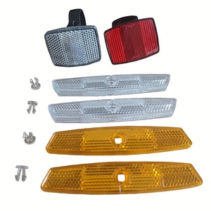 Reflector de Plástico <span class=keywords><strong>para</strong></span> <span class=keywords><strong>Bicicleta</strong></span>, Luz Trasera, Reflector <span class=keywords><strong>para</strong></span> Radios de <span class=keywords><strong>Bicicleta</strong></span> de Montaña, Advertencia de Conducción Nocturna, Placas Reflectantes <span class=keywords><strong>para</strong></span> Portaequipajes Delantero y Trasero - Product Image 1