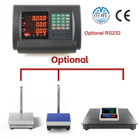 Indicador LED LCD Yaohua A15 A15E para Calibración de Precios, Báscula Digital Electrónica de Plataforma