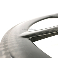 Roda Sepeda 5 Spoke 55mm Depth Clincher 23mm Lebar 700c Carbon Rim Brake Track Triathlon Time Trial Roda Carbon 5 Spoke