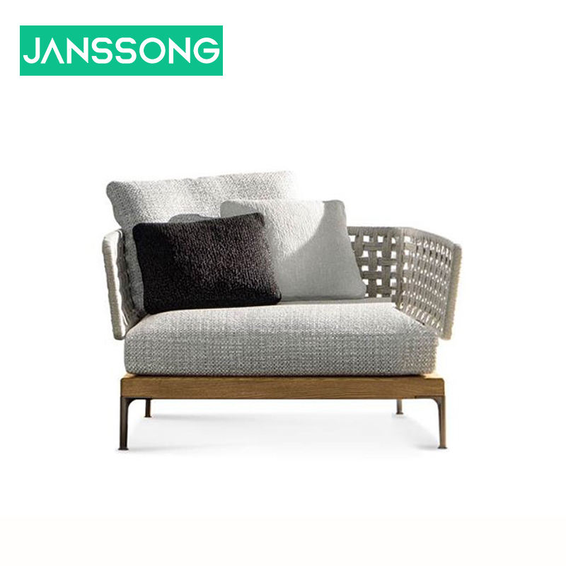 Sofa simple -- Teck importé + bâche importée