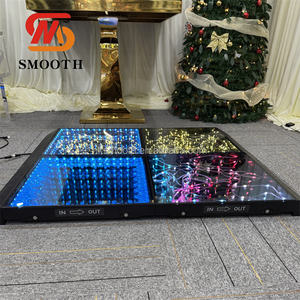 Pistas de Baile LED de Lujo para Escenarios de Boda, Panel de Espejo Infinito para Fiestas de Boda - Product Image 1