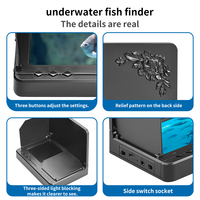 Détecteur de poissons rechargeable avec écran couleur de 4,3 pouces et caméra sous-marine, câble de 15 à 50 mètres, équipement de pêche sur glace