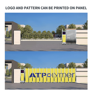 <span class=keywords><strong>Portail</strong></span> automatique coulissant électrique en acier inoxydable pour allée, coulissant accordéon rétractable, avec couleurs de peinture pour écoles - Product Image 5