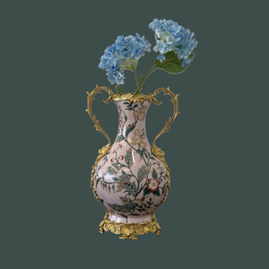 Jarrón de lujo de mediados de siglo-Regalo de decoración del Día de la madre de resina moderna - Product Image 4