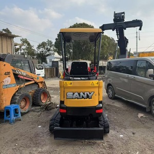 SANY SY18U Mini Crawler Excavator 1.2 Ton Hydraulic <b>Micro</b> Digger With Digging Bucket 0.12m³ Capacity - Product Image 3