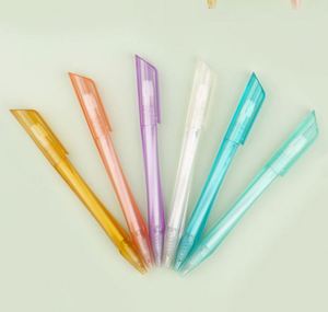 Bolígrafo Ecológico de RPET Reciclable, Transparente, Triangular, con Punta de Bola, para Publicidad y Promoción - Product Image 6