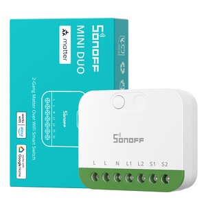 SONOFF MINI-2GS MINI DUO Interruttore Intelligente WiFi a 2 Canali con Controllo del Carico Doppio, Modalità Relè Staccabile, Compatibile con Alexa e Apple Home - Product Image 5