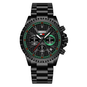 NIBOSI 2505 Relojes de cuarzo para hombres Elegante lujo Nueva tendencia Diseño Superventas Banda de acero inoxidable Impermeable Fábrica al por mayor - Product Image 3