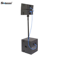 Sinbosen 2 vías mini altavoces de matriz de línea coaxial altavoz de dos vías sistema de sonido de audio dual de 5 pulgadas de matriz de línea