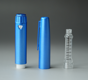 <b>Gold</b>-Plated Reusable Plastic Injection <b>Pen</b> 0-60IU Compatible with 3ml Glass Vial for Skin Care Dosing - Product Image 4
