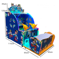 Mesin Arcade Tembak Air Layar 26 Inci Dua Pemain Koin Operasi Anak-Anak Indoor Komersial