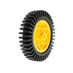 OKY5021-1 ชุดล้อพลาสติก DIY สำหรับประกอบรถยนต์ อะไหล่ยางรถ - Product Image 1