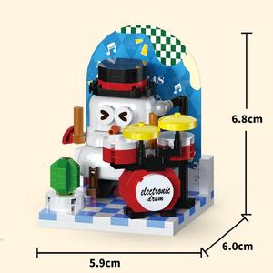 Bloques de Construcción Navideños, Juguete Educativo de Ensamblaje DIY para Niños y Adultos, Decoración Festiva, Venta al por Mayor para Mayores de <span class=keywords><strong>6</strong></span> Años - Product Image 4