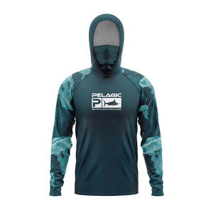 Traje de Pesca Transpirable de Seda UPF 50 de Manga Larga con Capucha y Máscara para Pesca en Alta Mar, Suministro Directo de Fábrica para Comercio Electrónico Transfronterizo - Product Image 5