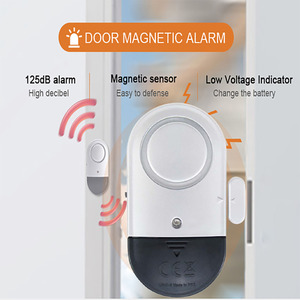 Alarma de seguridad para el hogar para niños, alarma antirrobo de entrada de seguridad para la piscina, sirena de 130dB, Sensor magnético inalámbrico para puertas y ventanas - Product Image 3
