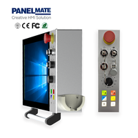 PANELMATE Panel de Operación de 21.5 Pulgadas con Sistema de Brazo de Soporte, PC con Carcasa de Aluminio y Magnesio