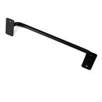 Poignée de porte de grange moderne de haute qualité Poignée de porte coulissante en acier au carbone Poignée de porte noire