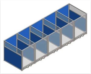 Cages pour animaux de compagnie pour chiens Chenil vétérinaire Chenil pour chiens Grand extérieur résistant aux intempéries - Product Image 2