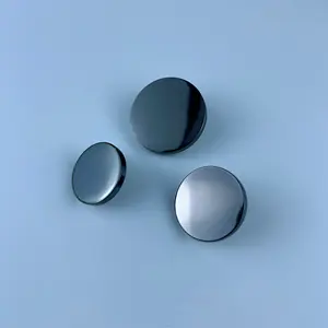 ファスナー4パーツスナップボタンメッキシャンクフラットフェイスメタル亜鉛合金ラウンドVt3プラスチック新しいデザインのカスタマイズされたニッケルフリー