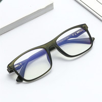 Lunettes Anti-lumière, verres d'affaires personnalisés myopie Rectangle Tr90 cadre lunettes pour hommes lunettes lumière bleue lunettes verre pour les yeux