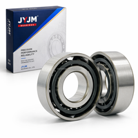 JYJM OEM 7308 Bantalan Bola Kontak Sudut 40x90x23mm Presisi Tinggi Baja Krom Baris Tunggal Pabrik Motor Spindle Alat Mesin