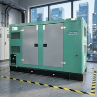 Groupe électrogène diesel silencieux WEICHAI 350KW 437.5KVA triphasé certifié Euro 3, nouvelle énergie, zone industrielle, large plage de température