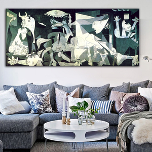 Picasso Guernica Célèbre Art Toile Art Imprime Reproductions Mur Photos peinture personnalisée hôtel illustrations - Product Image 4