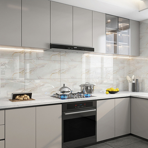 Papel Tapiz Autoadhesivo de Vinilo con Diseño de Mármol 4D para Sala de Estar, Azulejos de Pared Impermeables para Cocina, Dormitorio y Otros en Pakistán - Product Image 2