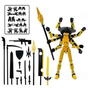 Décorations de bureau Robot imprimé en 3D Multi-articulé Mobile <span class=keywords><strong>Titan</strong></span> T13 Figurine d'action pour les amateurs de jeux - Product Image 6