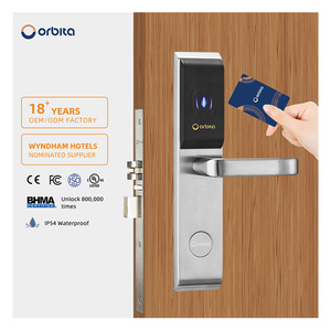 E3041 Latest Design Wireless Electronic Keyless Mortise <b>Key</b> Card Hotel Door <b>Lock</b> Hotel Security Door <b>Locks</b> With Factory Price - Product Image 3