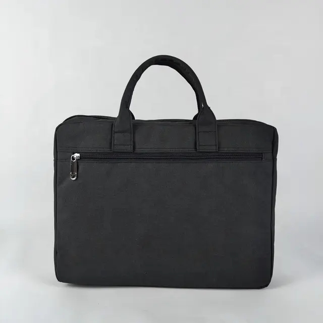 Custom Printed Logo Office Briefcase Computer Business Laptop Messenger Bag Polyester Briefcases For Men