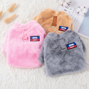 Fleece-lined dog <b>clothes</b> for autumn and winter, suitable for Teddy, Corgi, and small dogs, and warm <b>clothes</b> for <b>cats</b>. - Product Image 3