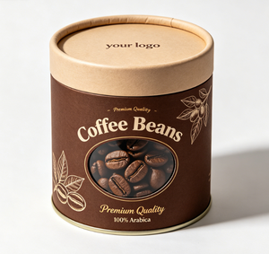 Hot Selling Eco-Friendly Cylinder Tube Box Kraft Cardboard Food Paper Tube Tea Coffee Packaging - Product Image 2