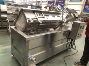 Machine à frire les <span class=keywords><strong>croquettes</strong></span> d'usine Friteuse de pépites de poulet Friteuse de granulés de frites Équipement de friture - Product Image 5