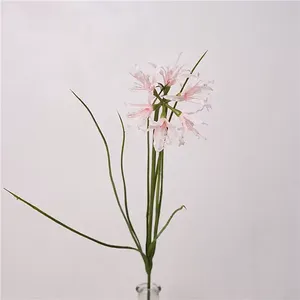 Flor Artificial, Lirio Araña Rosa, Flores de Seda, Tallos de <span class=keywords><strong>Lycoris</strong></span> <span class=keywords><strong>Radiata</strong></span> Artificiales, Flor Equinox para Decoración de Mesa de Boda y Hogar - Product Image 5