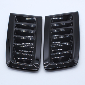 2 uds Universal ABS capó rejillas de ventilación capó lateral negro brillante para <span class=keywords><strong>Ford</strong></span> <span class=keywords><strong>Focus</strong></span> RS <span class=keywords><strong>ST</strong></span> <span class=keywords><strong>MK2</strong></span> VA233 - Product Image 1