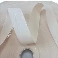 Ruban tissé en sergé imprimé 100% coton personnalisé, sangle plate pour chaussures, haute ténacité avec revêtement, marque GLY